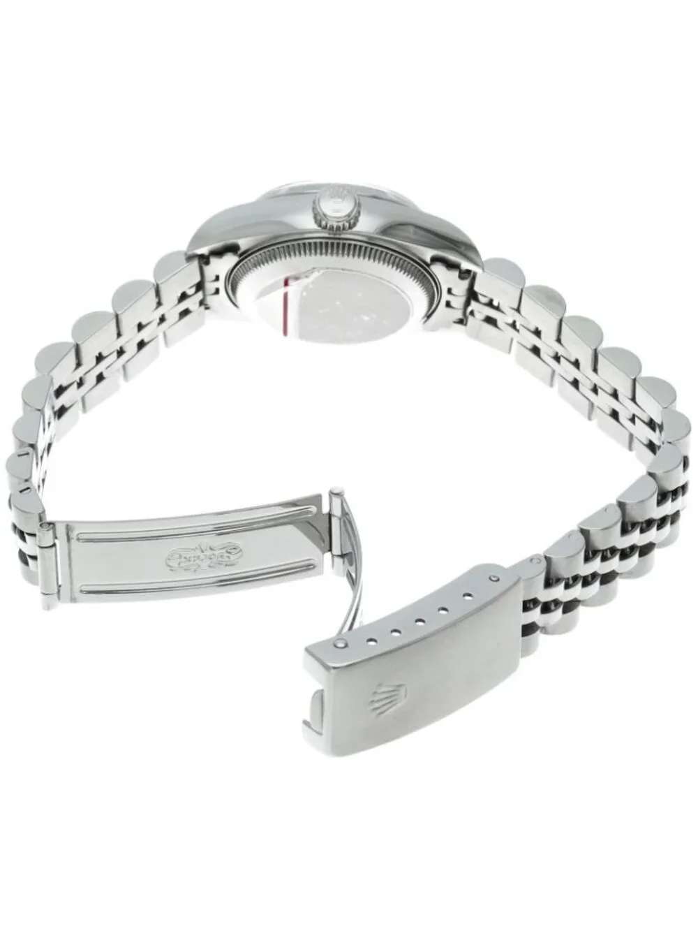 Rolex Oyster Perpetual Date Watch SS Silver Polished
